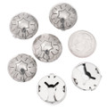 Vintage Sterling Silver Button Covers 48436