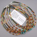 Native American Ghost Bead Necklace 48485