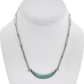 Vintage Zuni Inlay Turquoise Necklace 45434