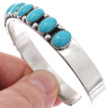Southwest  Turquoise Row Bracelet 48558