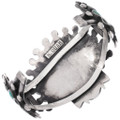 Authentic Zuni Chief Headdress Bracelet Artist R Quam Signed 48597