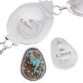 Authentic Navajo Turquoise Y Necklace Set Artist Keith Henry Signed 48654