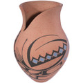 Mata Ortiz Pottery Sculpted Lip Vase 48712