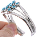 Sterling Silver Blue Turquoise Cuff Bracelet 48760