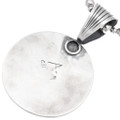 Man in the Maze Navajo Sterling Silver Pendant 48786