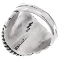 Turquoise Sterling Silver Navajo Ring 48797