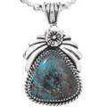 Navajo Bisbee II Turquoise Pendant 48803