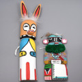 Vintage Hopi Kachina Doll Flat Wall Hangers 48837