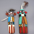 Flat Hopi Kachina Dolls Wall Hanger Form 48838