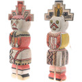 Hand Carved Painted Kachina Dolls Native American Cultural Art 48842