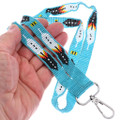 Southwest Beaded Feather Design ID Badge Lanyard 48867