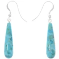 Turquoise Teardrop Drop Earrings 48892