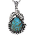 Native American Patagonia Turquoise Pendant 48902