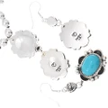Authentic Navajo Turquoise Pendant Necklace Artist Lenora Begay Signed 48939