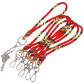 Colorful Navajo Pattern Beaded Key Chain Wrist Strap 48950