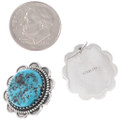 Sterling Silver Turquoise Post Earrings 48954