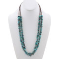 Genuine Turquoise Heishi Navajo Necklace 48963