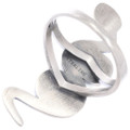 Sterling Silver Zuni Style Snake Ring 48966