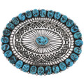 Native American Turquoise Belt Buckle 48976