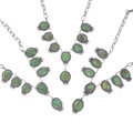 Dark Green Turquoise Necklace 48984