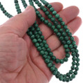 Beaded Three Strand Malachite Necklace 48986
