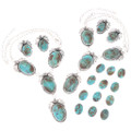 Women's Real Turquoise Jewelry Native American Necklace 48996