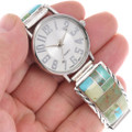 Old Pawn Native American Turquoise Watch 48998