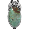 Sterling Silver Southwest Turquoise Bolo Tie 49005