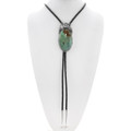 Large Turquoise Bolo Tie Navajo Made 49005