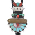 Vintage Zuni Inlay Kachina Bolo Tie 49025