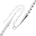 Navajo Squash Blossom Necklace Matching 4 Piece Set 49046