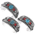 Sterling Silver Southwest Bracelet Arizona Turquoise Nugget 49060