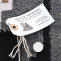 Vintage Traditional Hand Woven Natural Wool Navajo Rug 49067