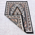 5 Foot Navajo Rug Two Grey Hills Regional Pattern 49067