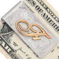Western Engraved Initial Money Clip 49083