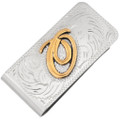Southwest Script Initial Money Clip 49086