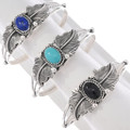 Turquoise Lapis or Onyx Navajo Cuff Bracelet 49099