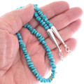 Southwest Native American Beaded Turquoise Necklace 49103