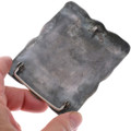 Vintage Native American Sterling Silver Natural Turquoise Belt Buckle 49105