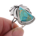 Navajo Sterling Silver Turquoise Ring 49112