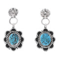 Blue Turquoise Earrings 49113