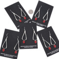 Southwest Sterling Silver Coral Drop Earrings 49114