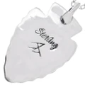 Genuine Turquoise Sterling Silver Arrowhead Pendant 49118