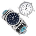 Navajo Watch Cuff Timepiece Choice Black White 49120