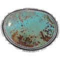 Genuine Turquoise Belt Buckle 49127