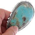 Sterling Silver Turquoise Southwestern Belt Buckle 49128