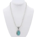 Southwest Turquoise Pendant Chain Included 49132