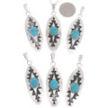 Navajo Pattern Turquoise Pendant Chain Included 49156