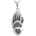 Sterling Silver Bear Paw Pendant 49175