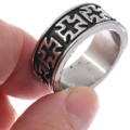 Templar Iron Cross Biker Ring 50066